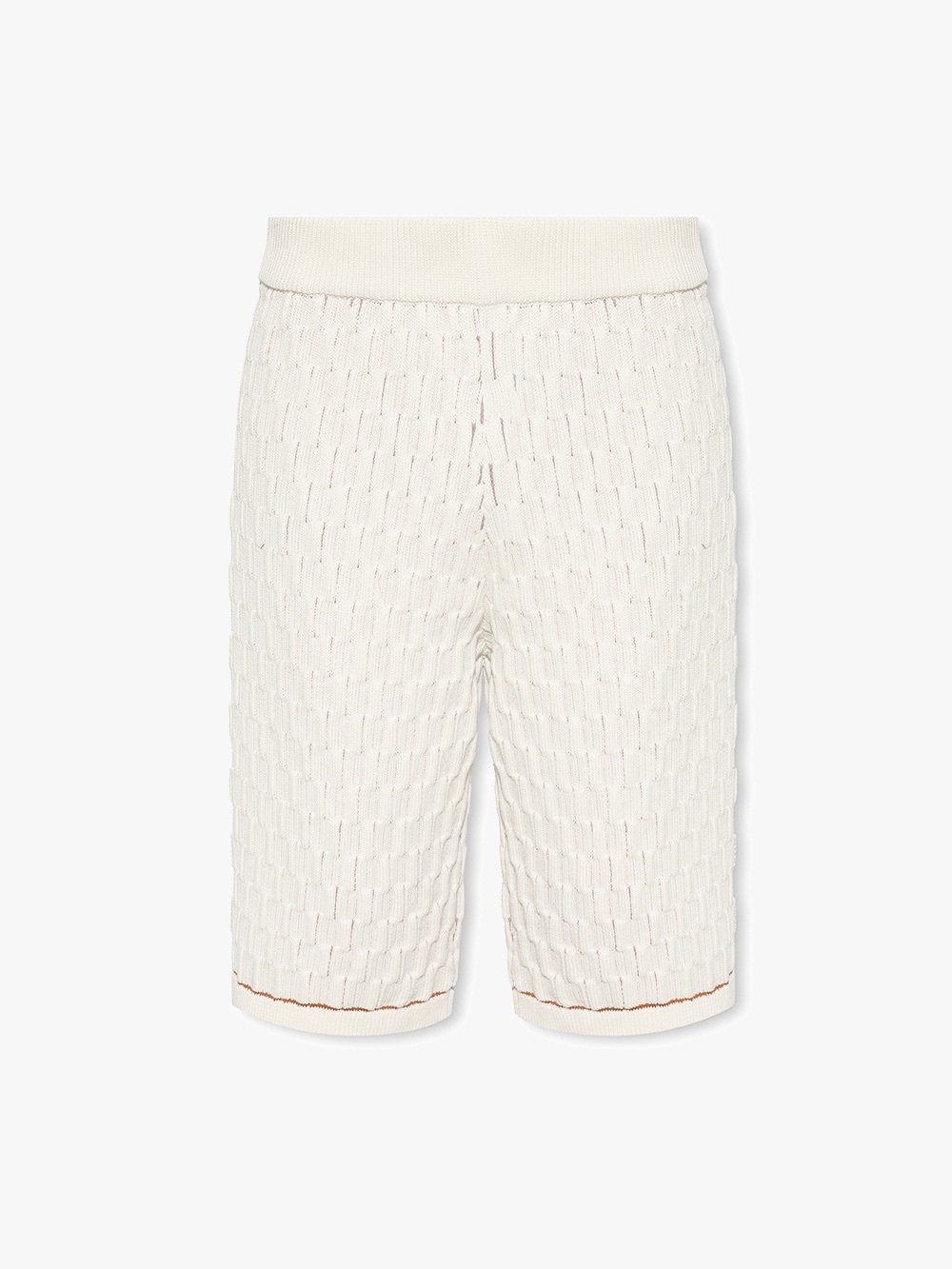Wales Bonner Cream Knit Shorts